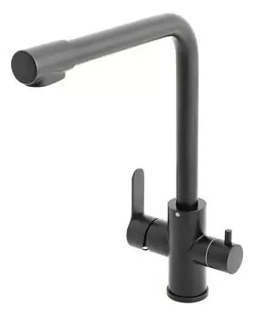 Смеситель для кухни Orange Steel M99-008b матовый черный