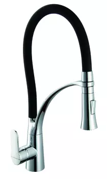 Смеситель для кухни Osgard Svanen 47073 хром, черный