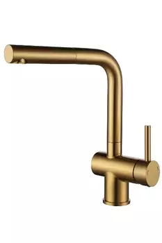 Смеситель для кухни Paulmark Dosse Do214418-BG брашированное золото