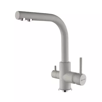 Смеситель для кухни Paulmark ESSEN Es213011-GRS серый дым
