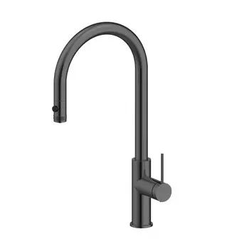 Смеситель для кухни Paulmark GALANT Ga213077-GM вороненая сталь