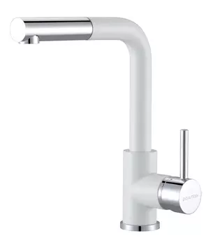 Смеситель для кухни Paulmark Kassel Ka214311-431 Белый матовый