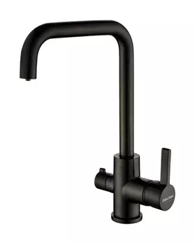 Смеситель для кухни Paulmark Logas Lo213021-GM Вороненая сталь