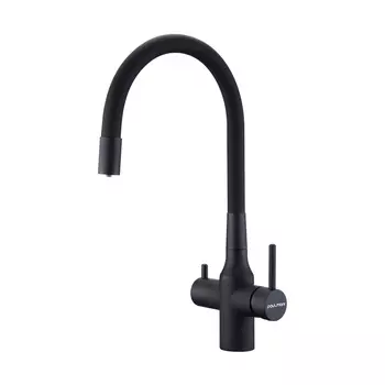 Смеситель для кухни Paulmark Salix 213419-401 антрацит