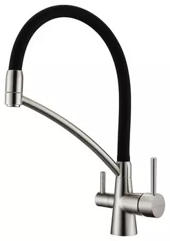 Смеситель для кухни Paulmark Siegen Si213111-BS брашированная сталь