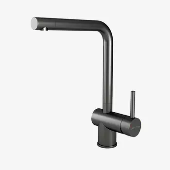 Смеситель для кухни Paulmark Spring Sp212067-GM вороненая сталь