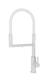 Смеситель для кухни Paulmark Tornado To213402-431 белый матовый