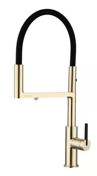 Смеситель для кухни Paulmark Tornado To213402-G золото