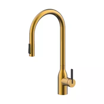 Смеситель для кухни Paulmark UNIVERSAL Un213880-SBG светлое брашированное золото