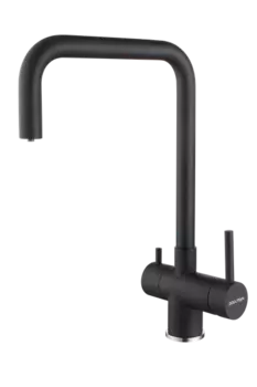 Смеситель для кухни Paulmark Wetter We213030-418 черный металлик