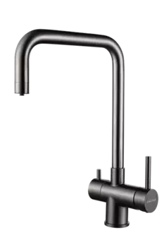 Смеситель для кухни Paulmark Wetter We213030-GM вороненая сталь