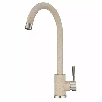 Смеситель для кухни Point PN3101BG бежевый, хром