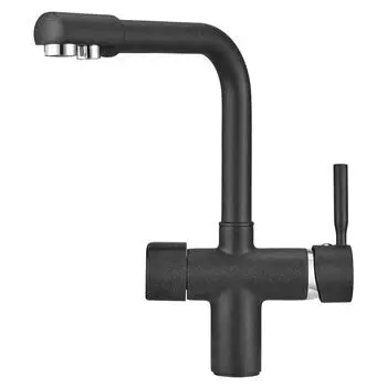 Смеситель для кухни Point PN3104B черный, хром