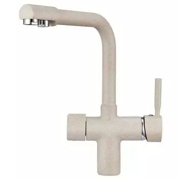 Смеситель для кухни Point PN3104BG бежевый, хром