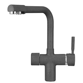 Смеситель для кухни Point PN3104GR графит, хром