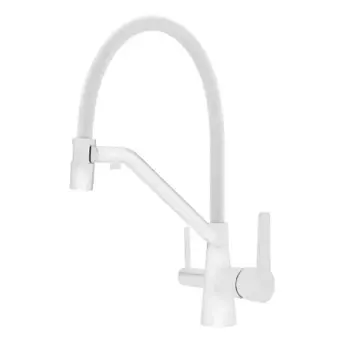 Смеситель для кухни Raglo R80 R80.62.08 белый, с подключением к фильтру
