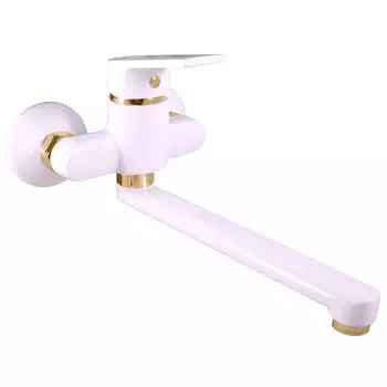 Смеситель для кухни Rav Slezak Colorado CO101.5/23BZ белый, золото