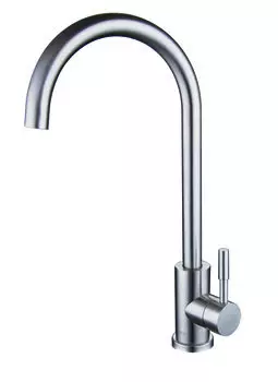 Смеситель для кухни РМС SUS124-017F нержавеющая сталь