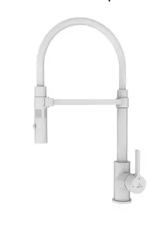 Смеситель для кухни Rose R133C белый