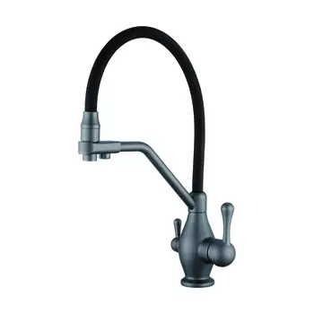 Смеситель для кухни Rose R858Y серый