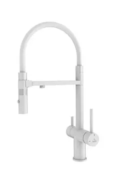 Смеситель для кухни Rose R958C белый