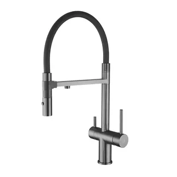 Смеситель для кухни Rose R958T нержавеющая сталь