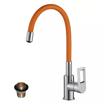 Смеситель для кухни Rossinka Z Z35-35U-Orange оранжевый