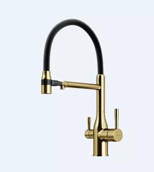 Смеситель для кухни Sancos Garda SC4009BG брашированное золото