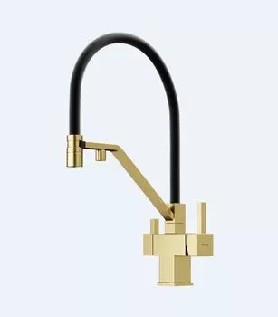 Смеситель для кухни Sancos Loro SC4007BG брашированное золото