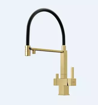 Смеситель для кухни Sancos Moro SC4006BG брашированное золото