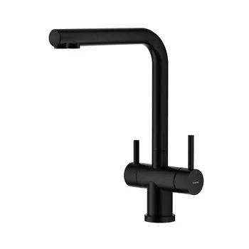 Смеситель для кухни Splenka S70 S70.61.06 черный, с подключением к фильтру