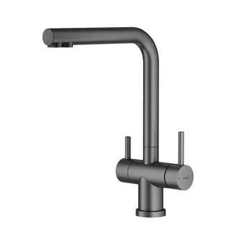 Смеситель для кухни Splenka S70 S70.61.09 графит, с подключением к фильтру