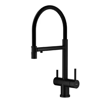 Смеситель для кухни Splenka S70 S70.63.06 черный, с подключением к фильтру