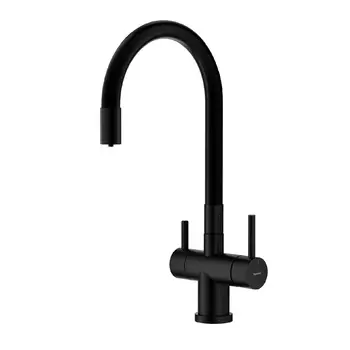 Смеситель для кухни Splenka S70 S70.64.06 черный, с подключением к фильтру