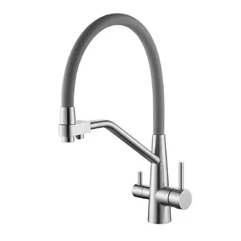 Смеситель для кухни Splenka S71 S71.62.05 сатин, с подключением к фильтру