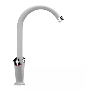Смеситель для кухни Ulgran Classic U-011-341 белый