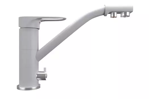 Смеситель для кухни Ulgran Quartz UQ-010-04 серый