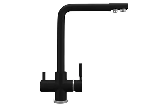 Смеситель для кухни Ulgran Quartz UQ-016-07 черный