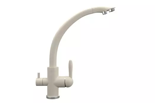 Смеситель для кухни Ulgran Quartz UQ-017-02 бежевый