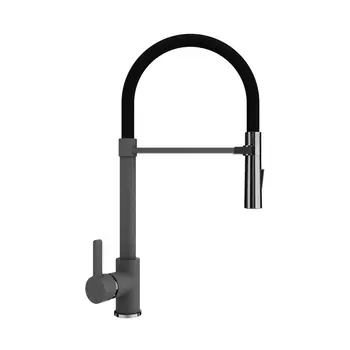 Смеситель для кухни Ulgran Quartz UQ-024-09 серый