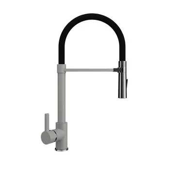 Смеситель для кухни Ulgran U-024-310 серый