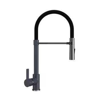 Смеситель для кухни Ulgran U-024-343 антрацит