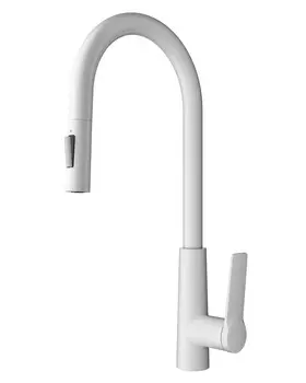 Смеситель для кухни WONZON & WOGHAND WW-A20782-MW белый