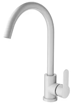 Смеситель для кухни WONZON & WOGHAND WW-AE4554-MW белый