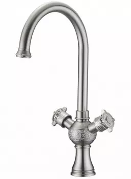 Смеситель для кухни ZorG Antic A 2004K-SL матовый хром