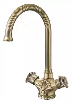 Смеситель для кухни ZorG Antic A 2005K-BR бронза