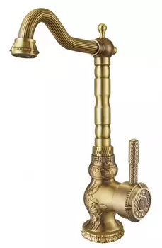 Смеситель для кухни ZorG Antic A 305K-BR бронза