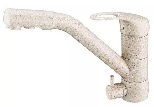 Смеситель для кухни ZorG Granit Clean Water ZR 400 KF-12 Кварц