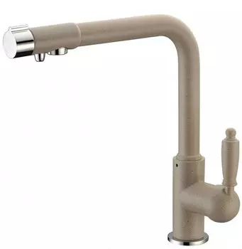 Смеситель для кухни ZorG Granit Clean Water ZR 320 YF-33 Серый беж