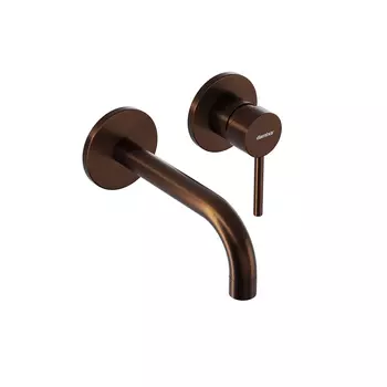 Смеситель для ракоивны Damixa Scandinavian Pure 360260500 розовое золото, со встраиваемой частью